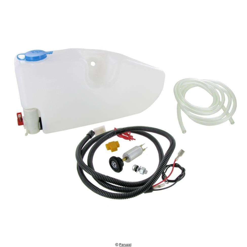 Scheibenwaschanlage Umrüstset 12V mit Tank und Motor